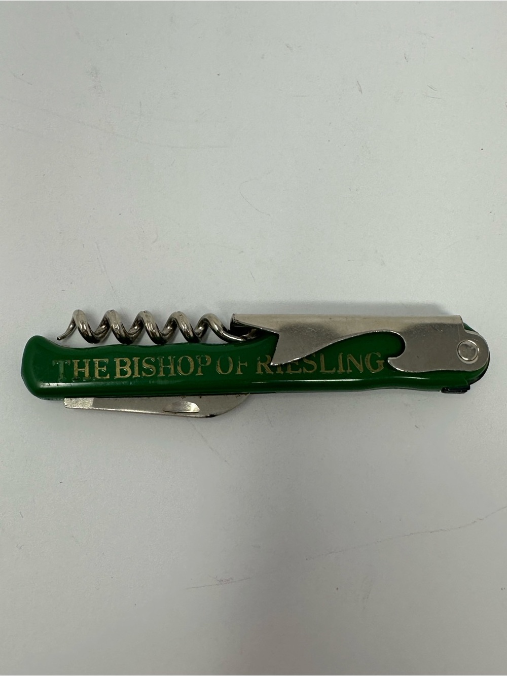 Vintage The Bishop Of Riesling Multi Tool Bottle Opener RM Wines Scof France A1